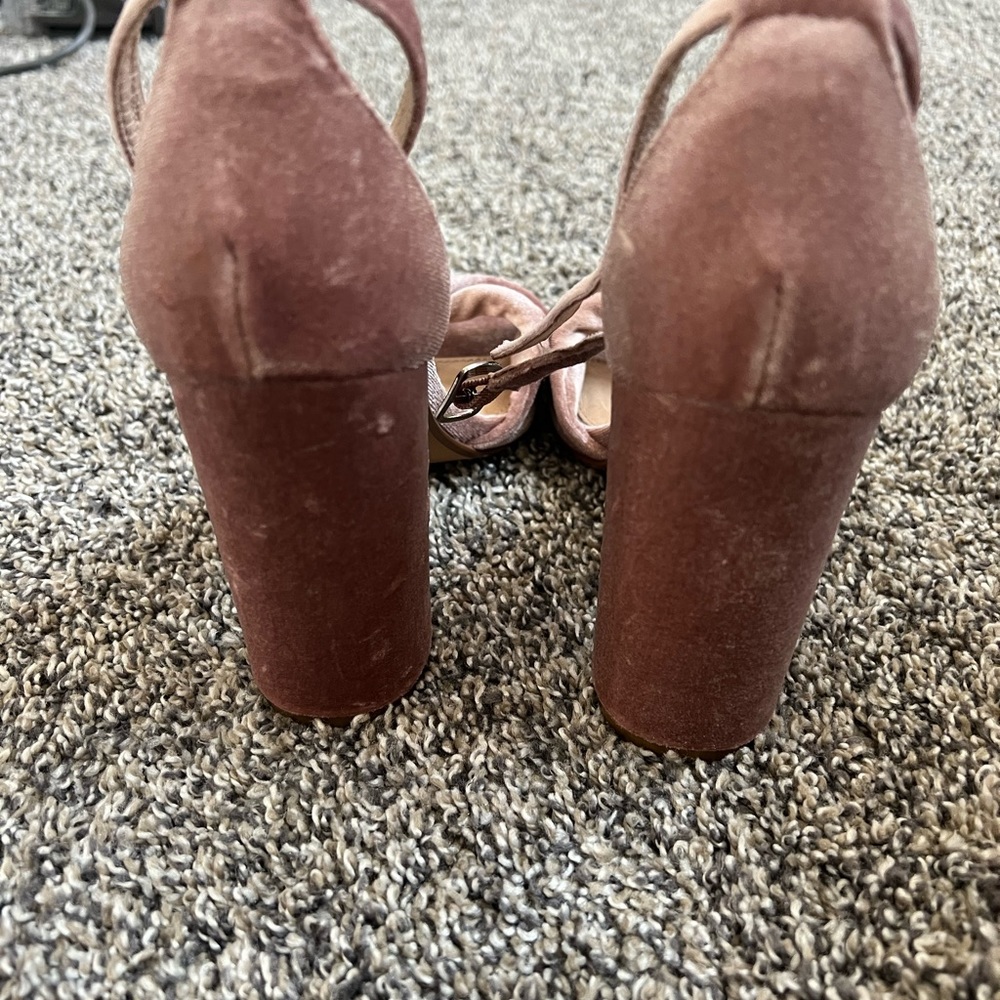 Velvet Pink Steve Madden Heels - Picture 5 of 5